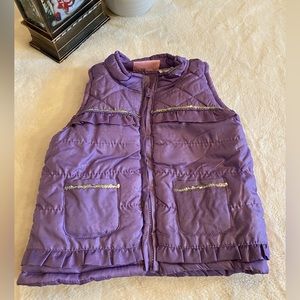 Young Heart Girls Puffer Vest Zip-Up Size 12M